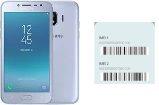 So sehen Sie den IMEI-Code in Galaxy J2 Pro (2018)