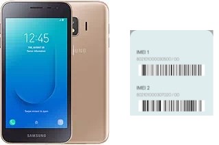 So sehen Sie den IMEI-Code in Galaxy J2 Core