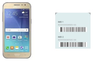 So sehen Sie den IMEI-Code in Galaxy J2 DTV