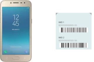 So sehen Sie den IMEI-Code in Galaxy J2 Pro