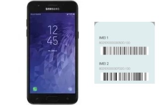 So sehen Sie den IMEI-Code in Galaxy J3 Achieve