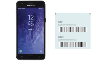 So sehen Sie den IMEI-Code in Galaxy J3 Orbit