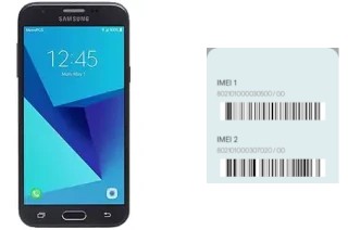 So sehen Sie den IMEI-Code in Galaxy J3 Prime