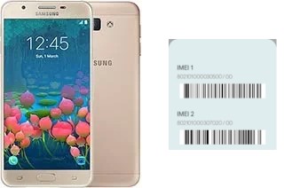 So sehen Sie den IMEI-Code in Galaxy J5 Prime