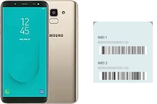 So sehen Sie den IMEI-Code in Galaxy J6