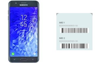 So sehen Sie den IMEI-Code in Galaxy J7 (2018)