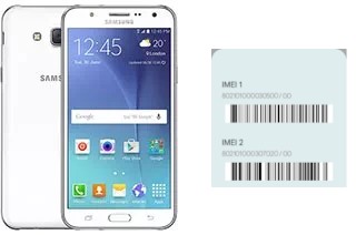 So sehen Sie den IMEI-Code in Galaxy J7