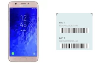 So sehen Sie den IMEI-Code in Galaxy J7 Refine (2018)