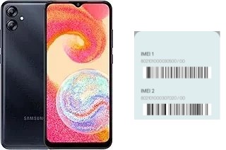 So sehen Sie den IMEI-Code in Galaxy M04