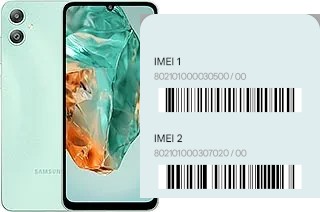 So sehen Sie den IMEI-Code in Galaxy M05