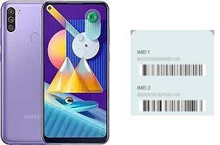 So sehen Sie den IMEI-Code in Galaxy M11