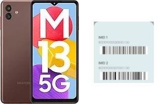 So sehen Sie den IMEI-Code in Galaxy M13 5G