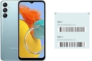 So sehen Sie den IMEI-Code in Galaxy M14