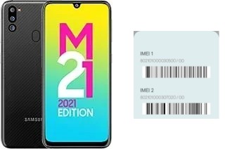 So sehen Sie den IMEI-Code in Galaxy M21 2021