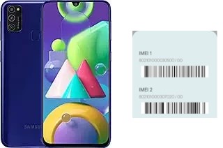 So sehen Sie den IMEI-Code in Galaxy M21