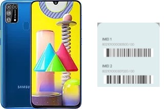 So sehen Sie den IMEI-Code in Galaxy M31 Prime