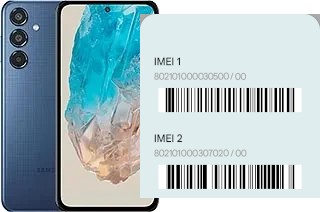 So sehen Sie den IMEI-Code in Galaxy M35