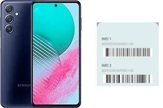 So sehen Sie den IMEI-Code in Galaxy M54