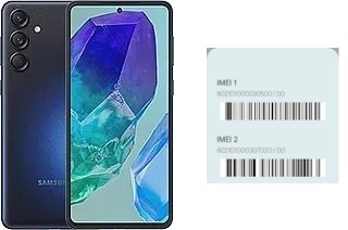 So sehen Sie den IMEI-Code in Galaxy M55