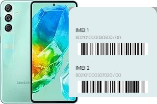 So sehen Sie den IMEI-Code in Galaxy M55s