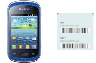 So sehen Sie den IMEI-Code in Galaxy Music S6010