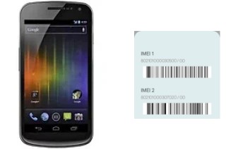 So sehen Sie den IMEI-Code in Galaxy Nexus I9250