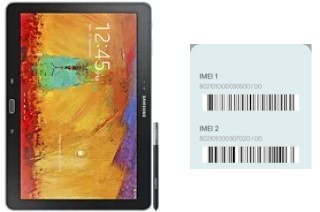 So sehen Sie den IMEI-Code in Galaxy Note 10.1 (2014)