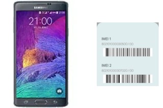 So sehen Sie den IMEI-Code in Galaxy Note 4 Duos