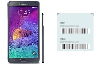 So sehen Sie den IMEI-Code in Galaxy Note 4