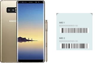 So sehen Sie den IMEI-Code in Galaxy Note8