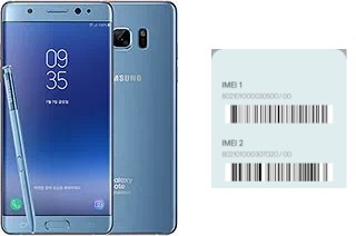 So sehen Sie den IMEI-Code in Galaxy Note FE