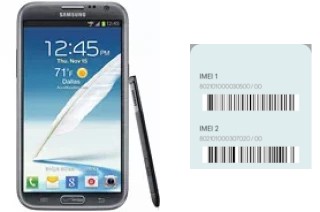 So sehen Sie den IMEI-Code in Galaxy Note II CDMA