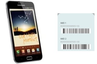 So sehen Sie den IMEI-Code in Galaxy Note N7000