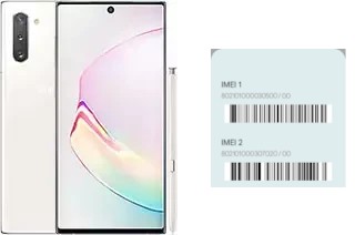 So sehen Sie den IMEI-Code in Galaxy Note10