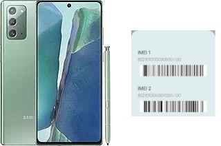 So sehen Sie den IMEI-Code in Galaxy Note20 5G