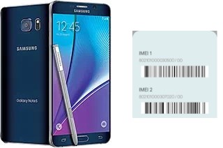 So sehen Sie den IMEI-Code in Galaxy Note5 Duos