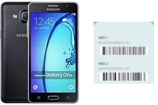 So sehen Sie den IMEI-Code in Galaxy On5