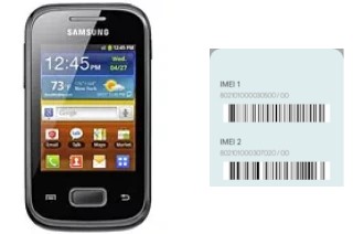 So sehen Sie den IMEI-Code in Galaxy Pocket S5300