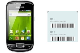 So sehen Sie den IMEI-Code in Galaxy Pop Plus S5570i