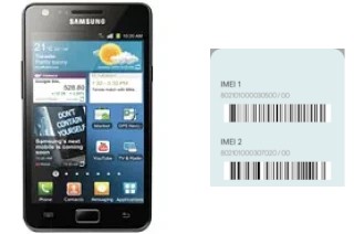 So sehen Sie den IMEI-Code in Galaxy S II 4G I9100M