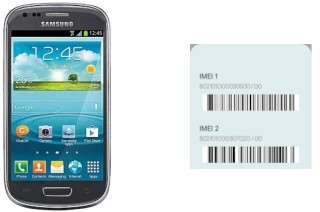 So sehen Sie den IMEI-Code in Galaxy S3 Mini VE