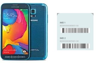 So sehen Sie den IMEI-Code in Galaxy S5 Sport