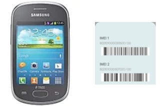 So sehen Sie den IMEI-Code in Galaxy Star Trios S5283