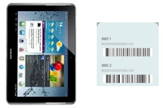 So sehen Sie den IMEI-Code in Galaxy Tab 2 10.1 P5100