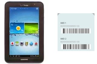 So sehen Sie den IMEI-Code in Galaxy Tab 2 7.0 I705