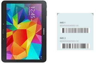 So sehen Sie den IMEI-Code in Galaxy Tab 4 10.1 LTE