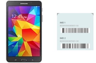 So sehen Sie den IMEI-Code in Galaxy Tab 4 7.0 LTE