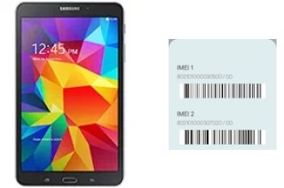 So sehen Sie den IMEI-Code in Galaxy Tab 4 8.0 (2015)