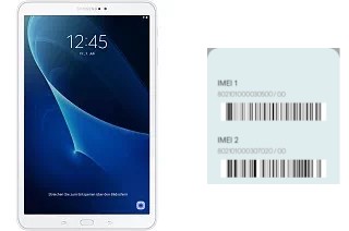 So sehen Sie den IMEI-Code in Galaxy Tab A 10.1 (2016)