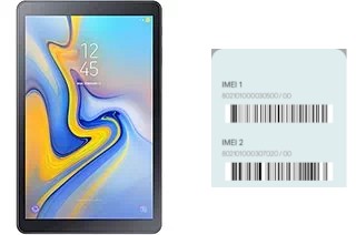 So sehen Sie den IMEI-Code in Galaxy Tab A 10.5